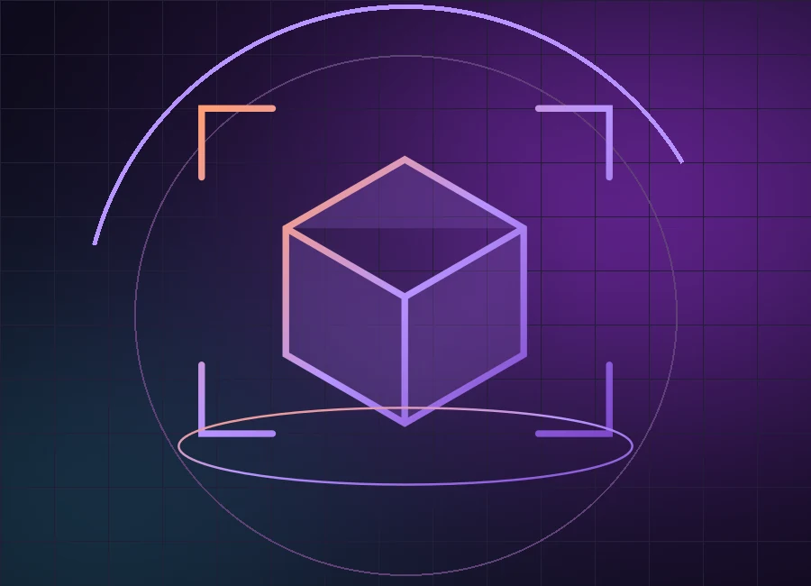 AR marketplaces — original neon ar illustration